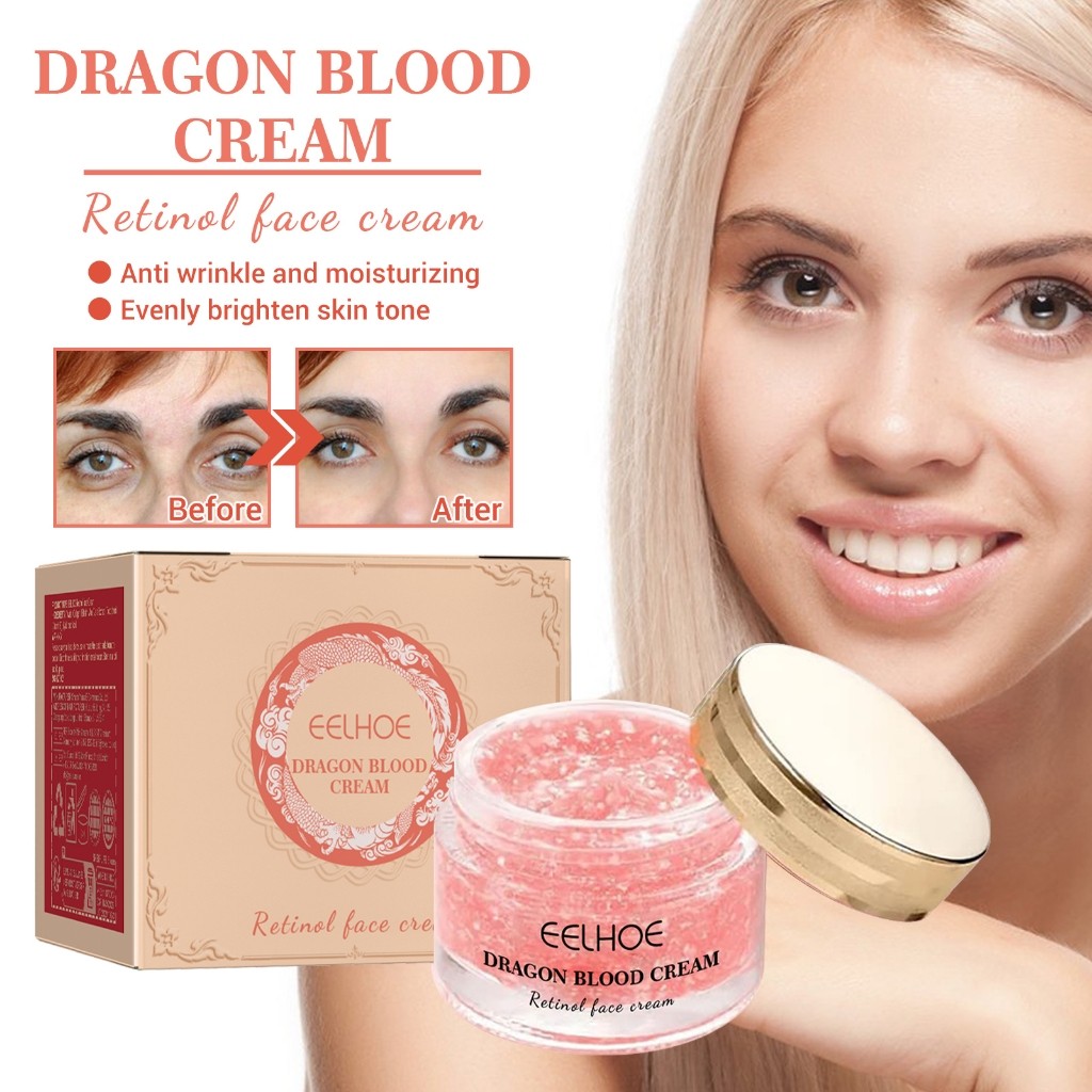 EELHOE Dragon Blood Cream 50g Pemutih Wajah Cream Glowing Kulit Mengatasi Kulit Kering Mencerahkan K