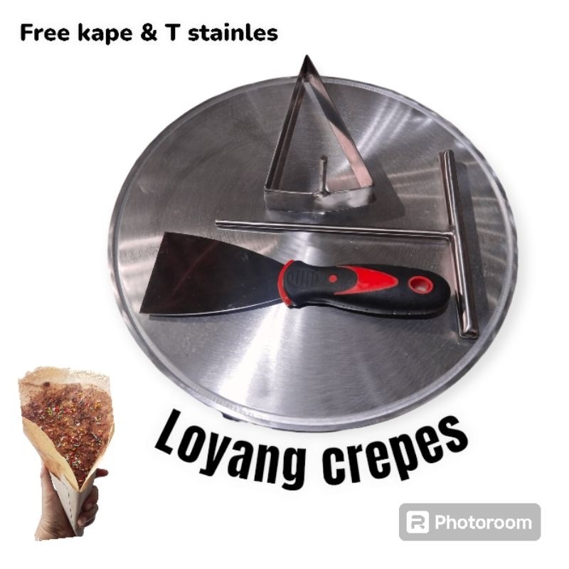 Loyang Crepes 30cm semiotomatis