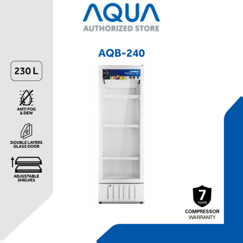 SHOWCASE AQUA AQB240 FASTCOOL 230 LITER 3 RAK