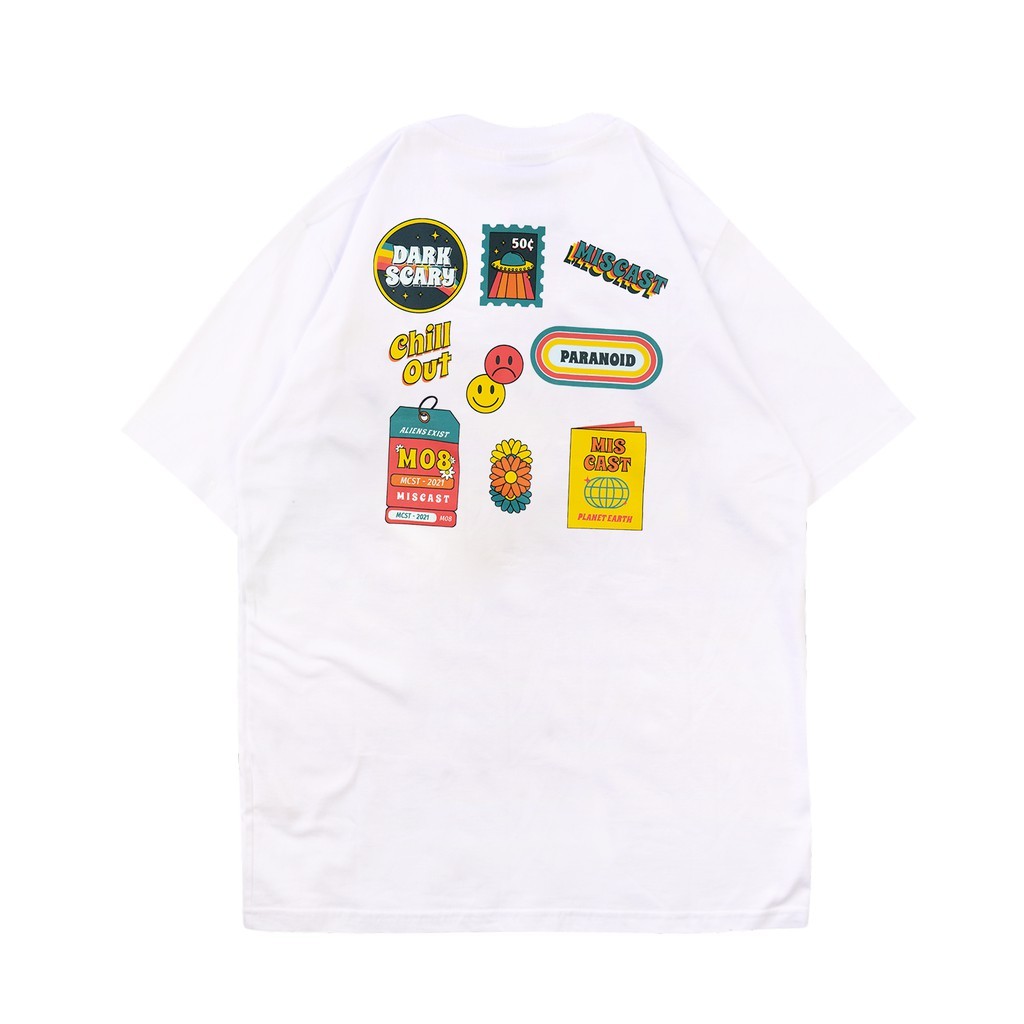 Kaos  Miscast Kaos - Nebula - Putih