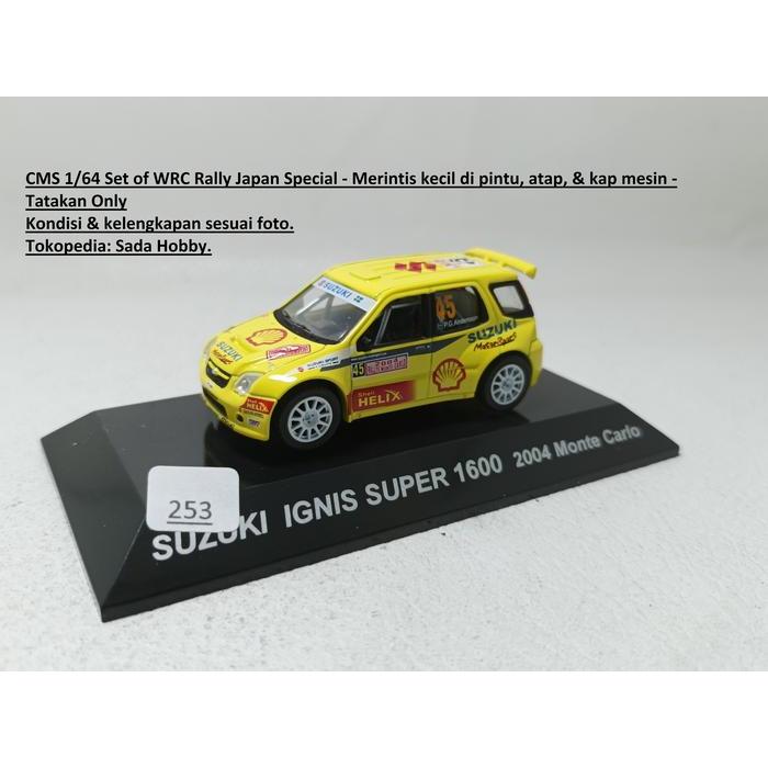 CMs 1/64 Suzuki Ignis Super 1600 2004 Monte Carlo Rally No 45 SBAtoys