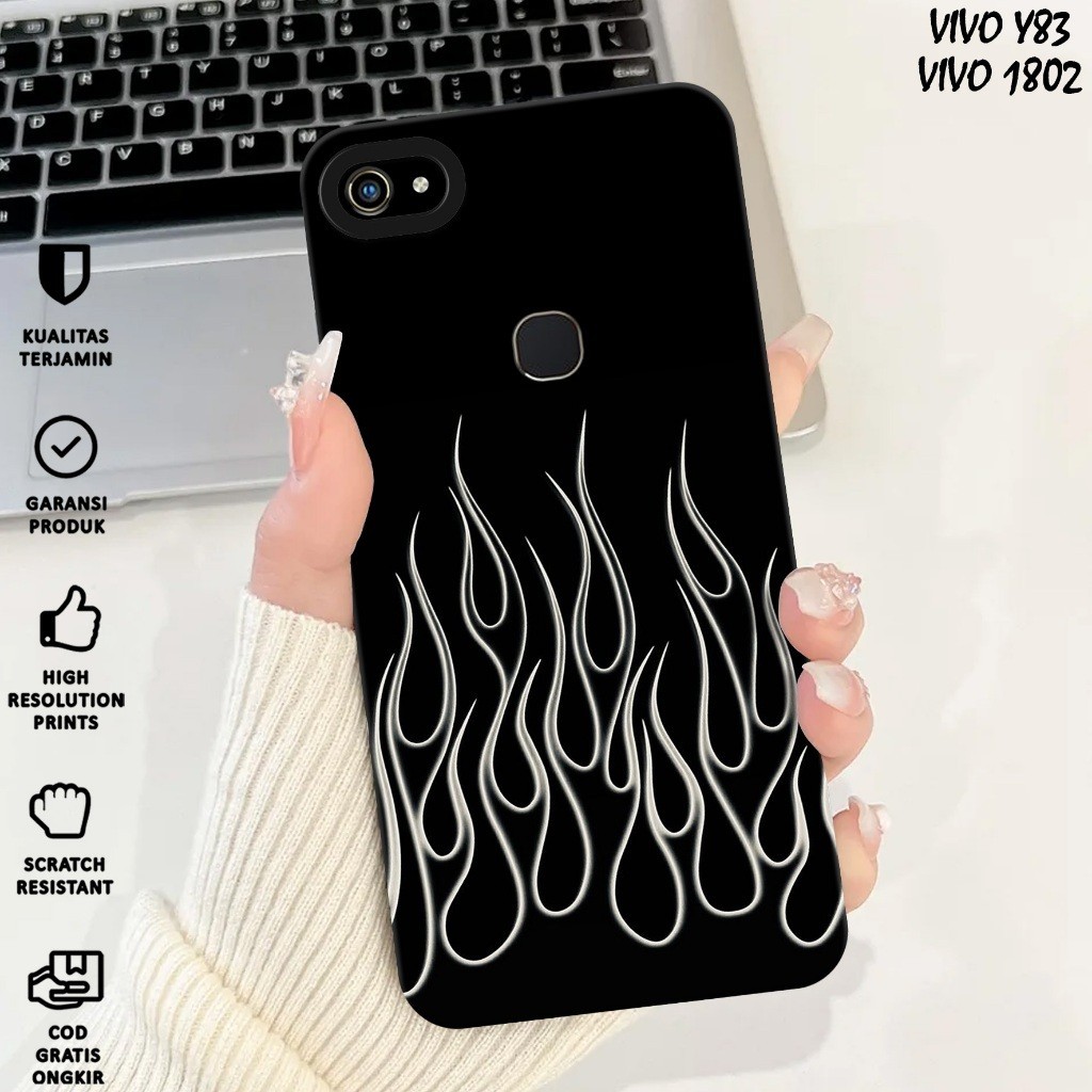 CASE VIVO 1802 - Casing Vivo 1802 Motif FIRE - Case Hp 1802 - Casing Hp 1802 - Softcase Vivo 1802 - 