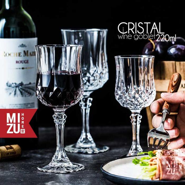 Mumpung Promo  MIZU CRISTAL Wine Goblet Drinking Wine Gelas Red Wine Gelas Minum Air