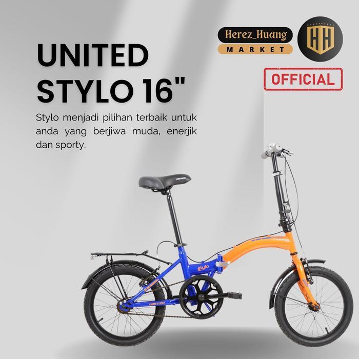Sepeda Lipat United Stylo 16 Inch Limited