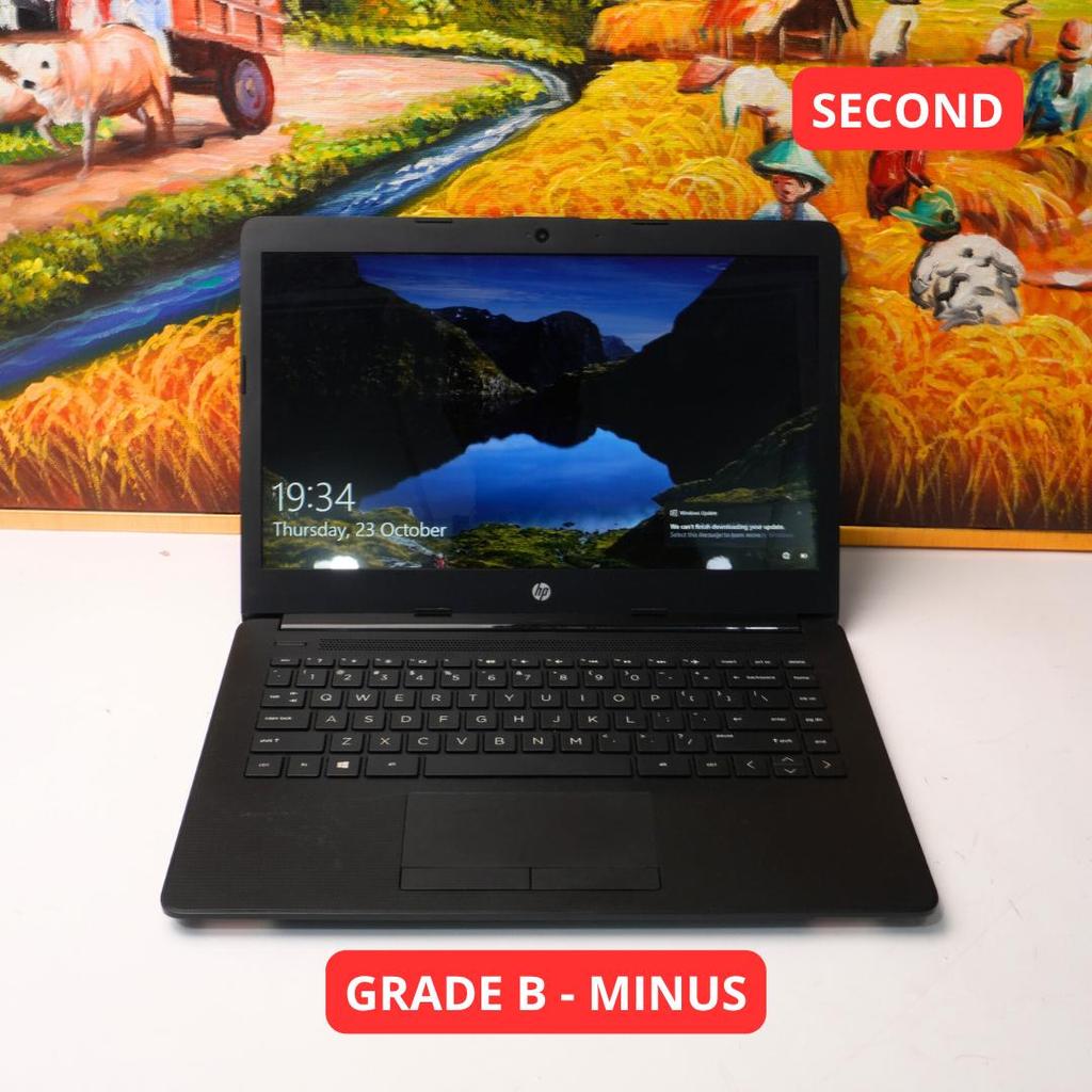 HP LAPTOP 14-CM0XXX AMD RYZEN 3 2200U 8 GB (14") GRADE B - MINUS LAPTOP SECOND ORIGINAL SINAR MUTIAR