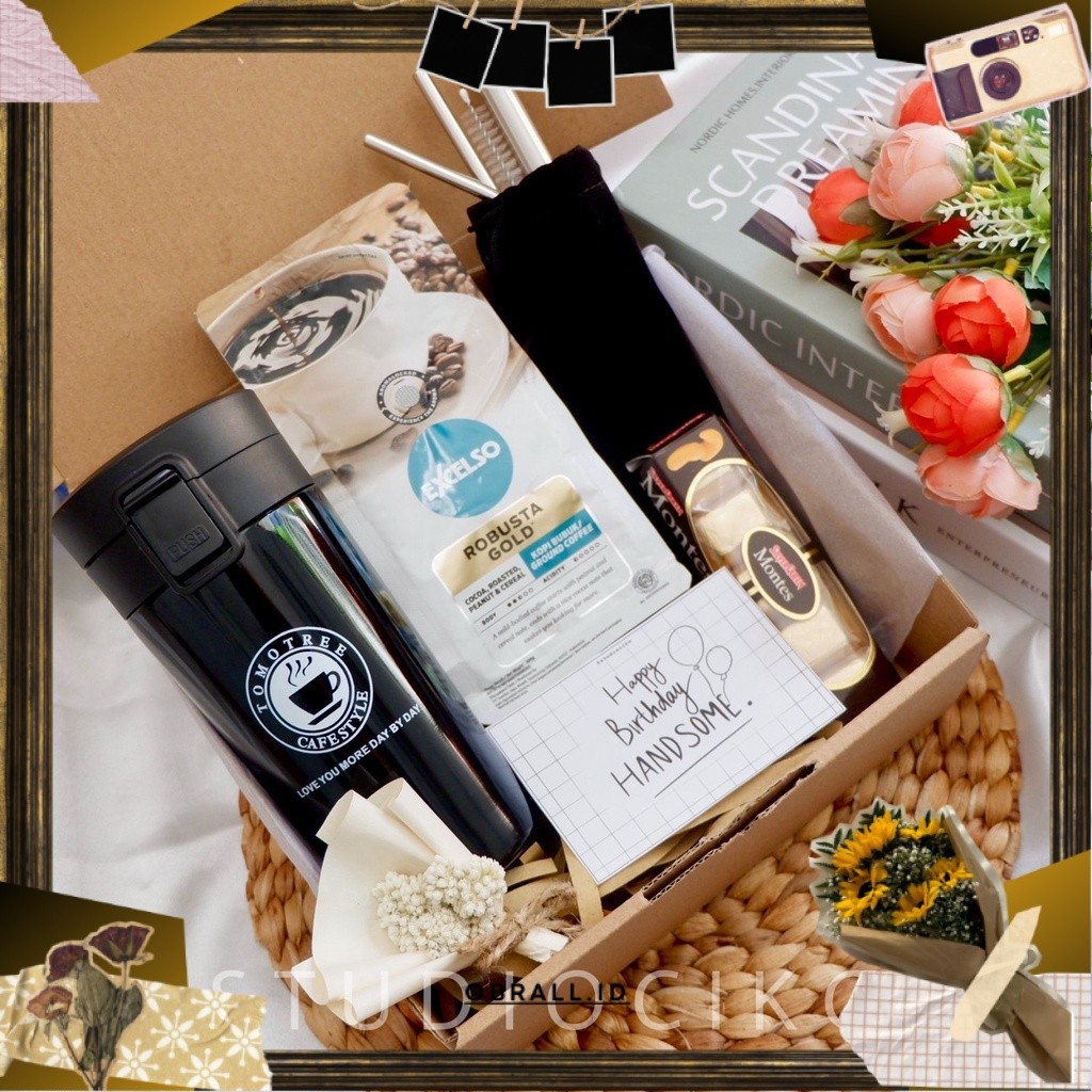 Terbaru Hampers Cowok / Kado Ulang Tahun Cowok Cewek / Hampers Gift Box Wisuda Ulang Tahun Anniversa