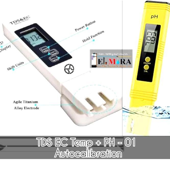 READY Alat Tes Depot Air TDS EC Temp PH -Auto Kalibrasi Lengkap