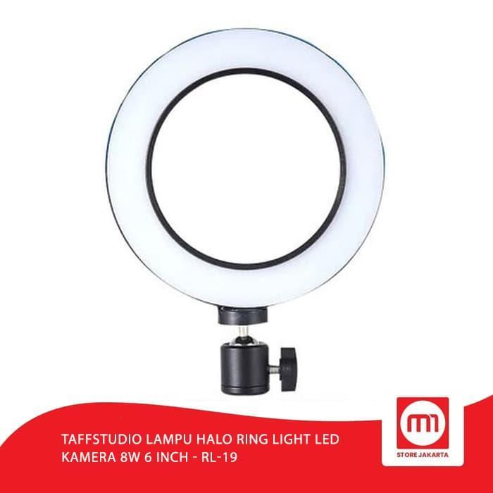 TaffSTUDIO Lampu Halo Ring Lht LED Kamera 8W 6 Inch - RL-19