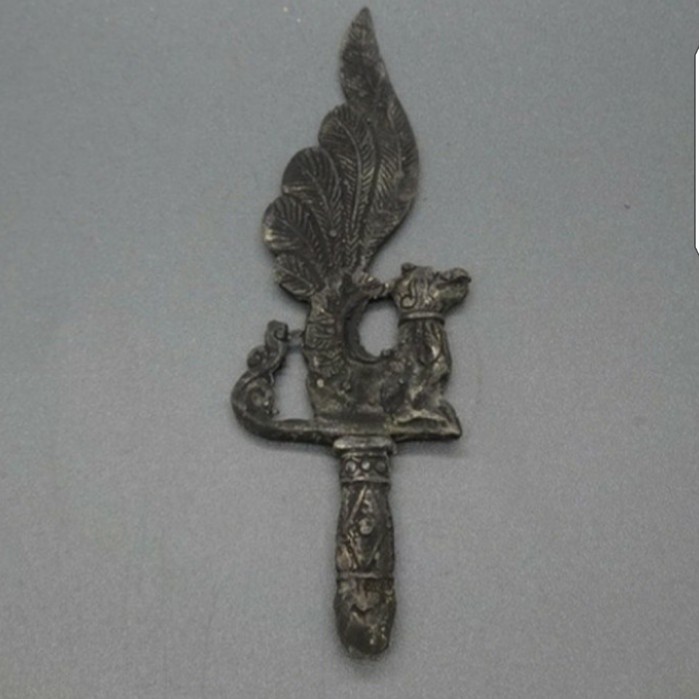 keris burung jatayu hitam kuningan ASF