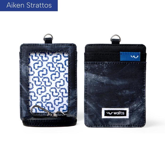Wallts Aiken Motif - Lanyard tali Name Tag Id Card - Strattos