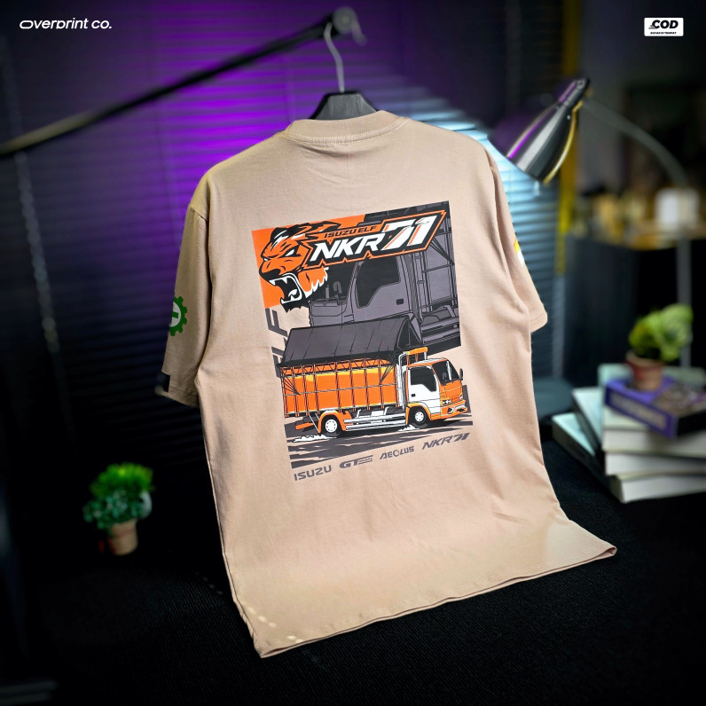 Kaos Truk Isuzu ELF NKR71 | Kaos Elf Katun Combed 24s Tebal | COD