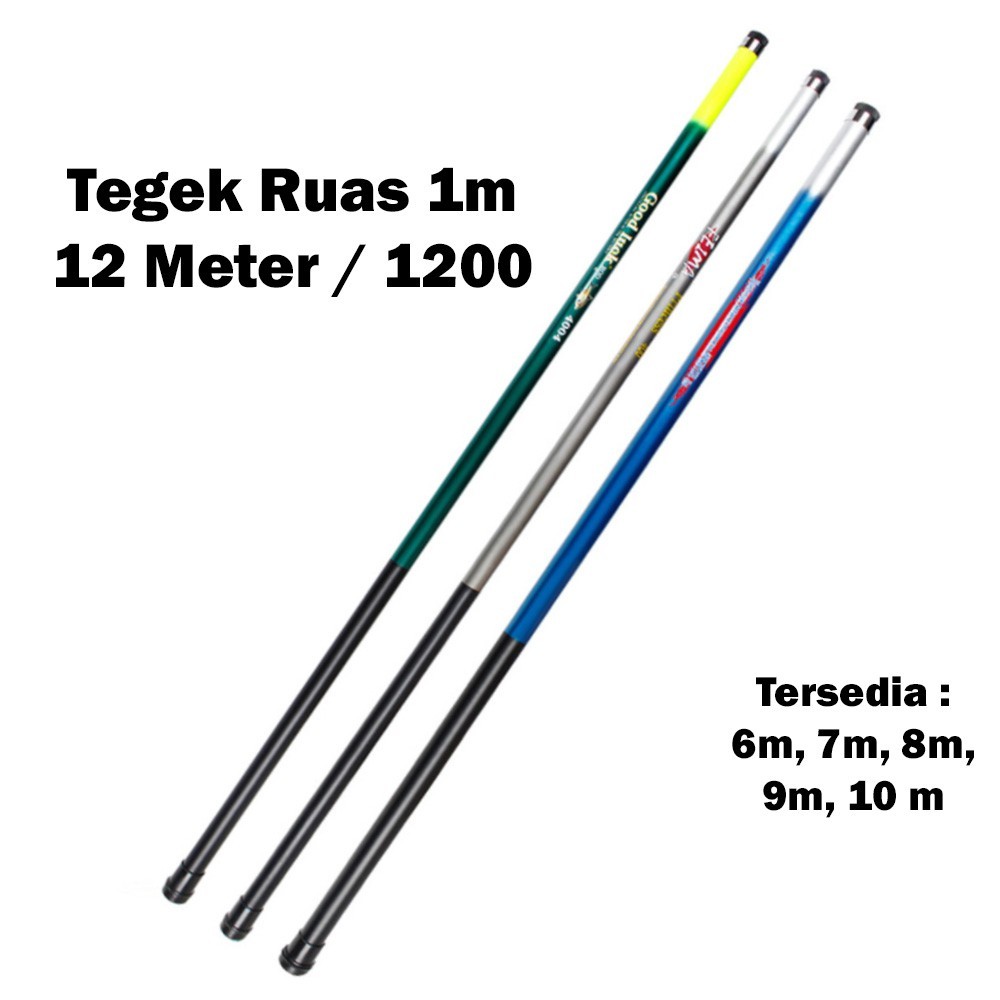 Joran Tegek 12 Meter 1200 Ruas 1m Giant Flag Bendera Supporter