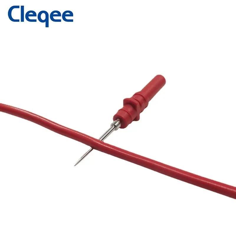 Cleqee P8002 15pcs Automotive Diagnostic Test Probe Puncture Needles Oscilloscope Probe Pins Set Rep