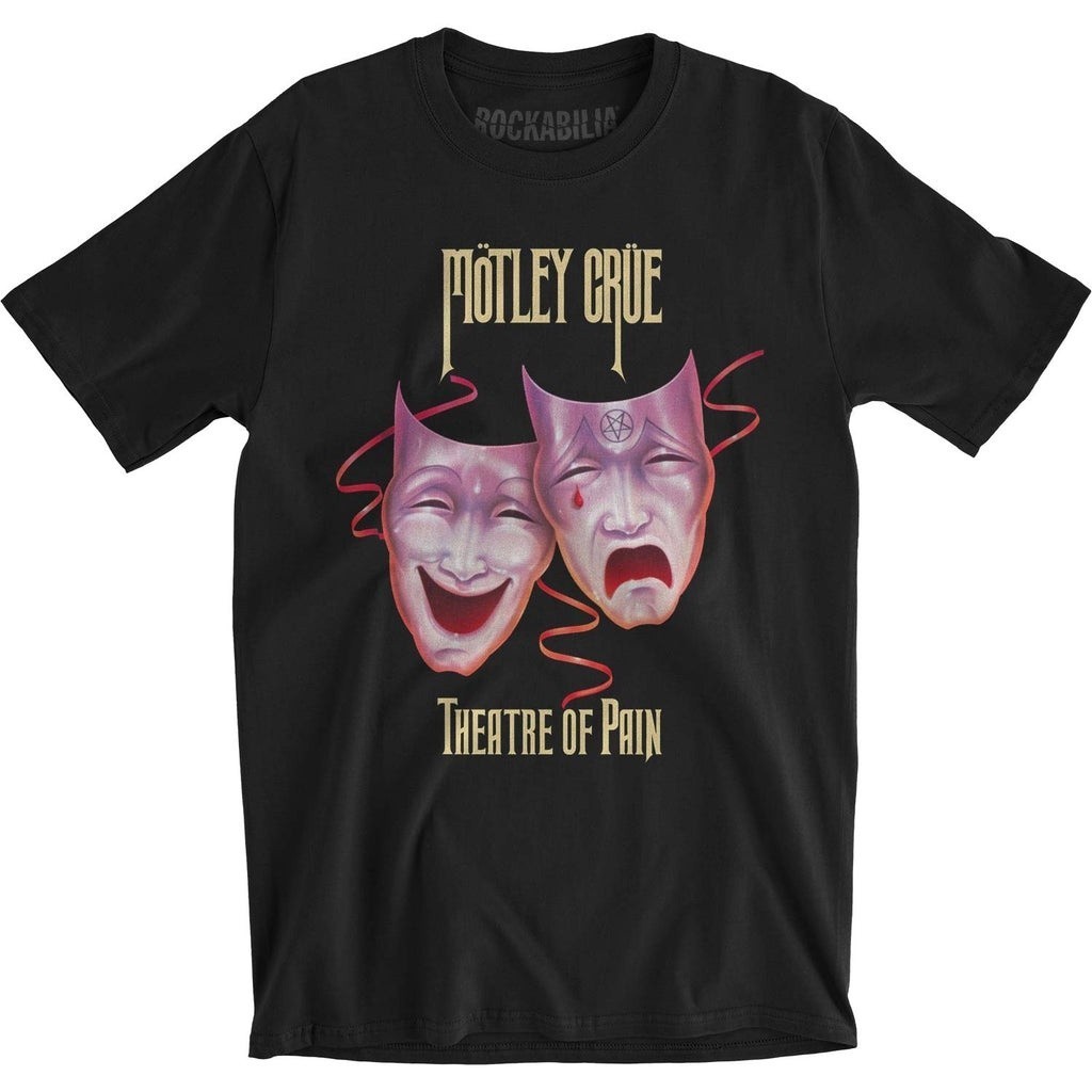 COD Kaos Band MOTLEY CRUE Theatre of Pain Official Merchandise T-shirt - Kaos Dewasa - Kaos Pria - K