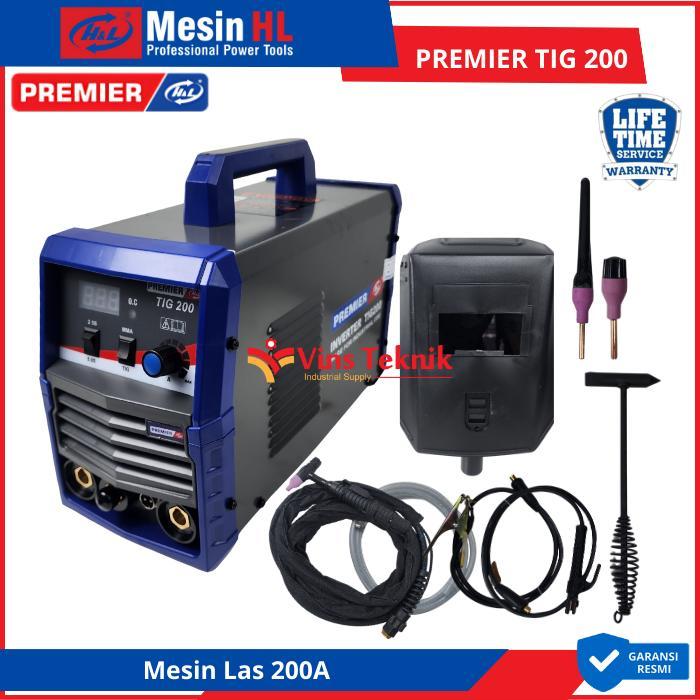 HL PREMIER TIG200A Trafo Las HL TIG 200 A Mesin Las Listrik Argon Inverter H&L HL PREMIER TIG 200