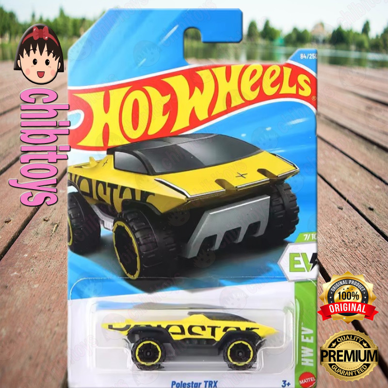 Hot Wheels Polestar TRX Kuning Diecast Mobil EV Offroad