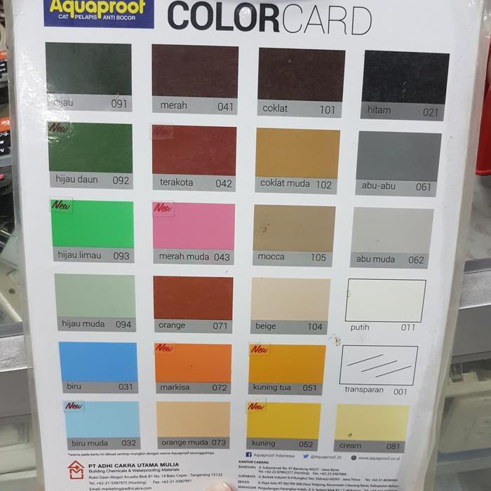 Aquaproof aqua proof 4kg galon cat pelapis anti bocor water proofing