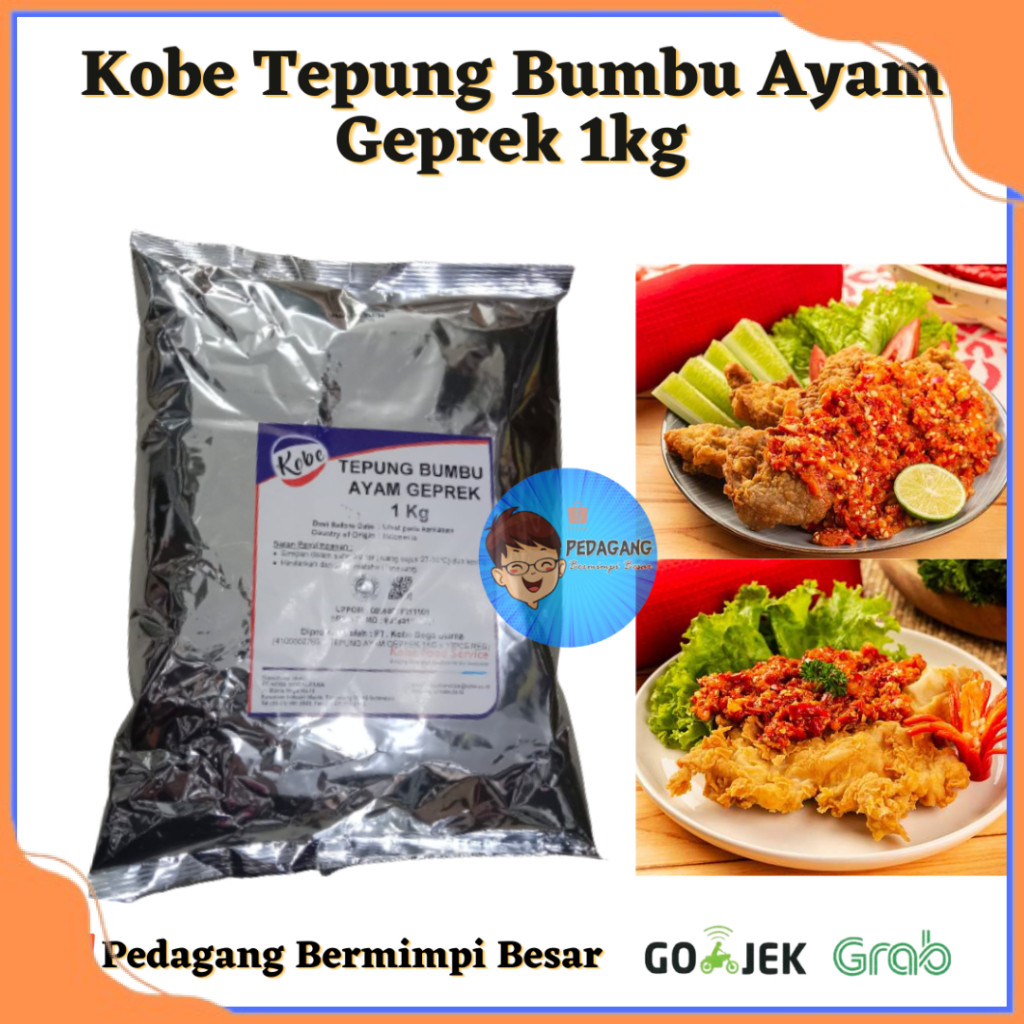 AFF Kobe Tepung Ayam Geprek/ Tepung Ayam Geprek 1kg