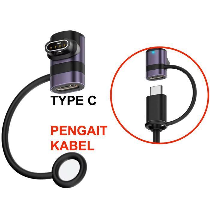 Kabel Charger Garmin 1 Meter Watch Charger USB-C Charging Cable for Garmin Watch Fenix 7 7S 7X 6 6S 