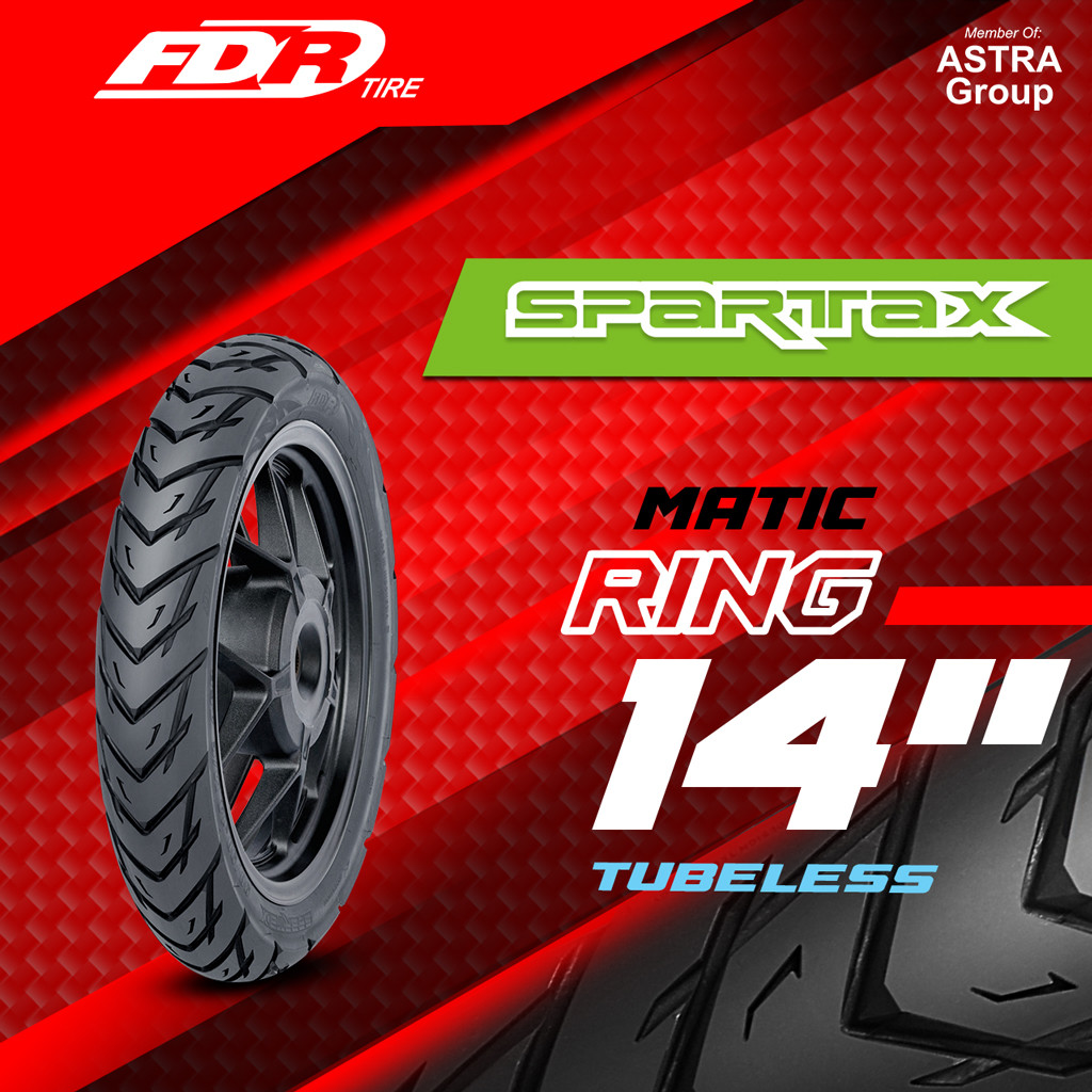 Ban Motor Tubeless FDR SPARTAX Ring 14