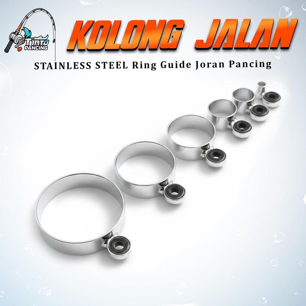 Ring Kolong Jalan Ring Guide Keramik Cincin Stainless Steel Kolongan untuk joran pancing tegek