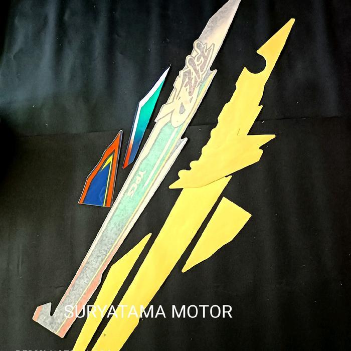 striping sticker lis yamaha fizr fiz r 1997 1998 ungu laminasi