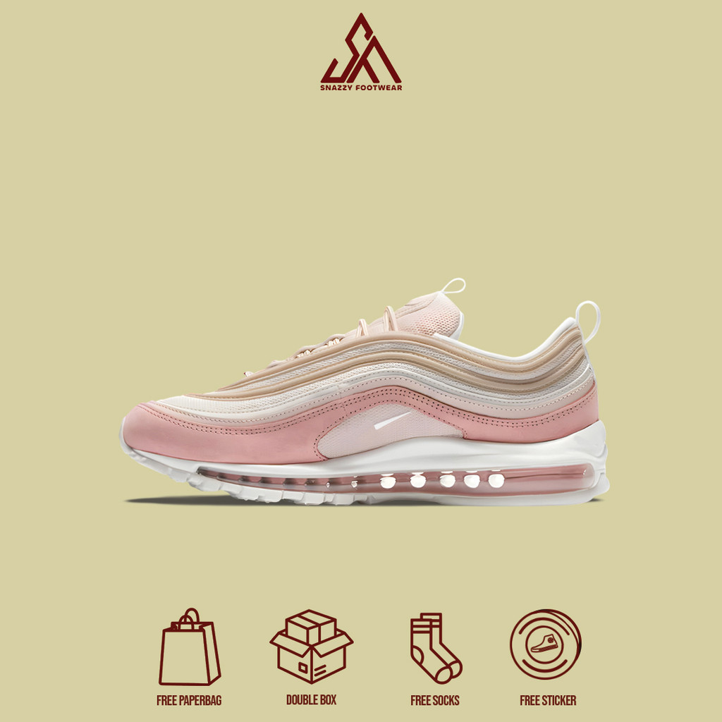 Sepatu Sneakers Nike Air Max 97 Rush Pink 100% Original Unisex