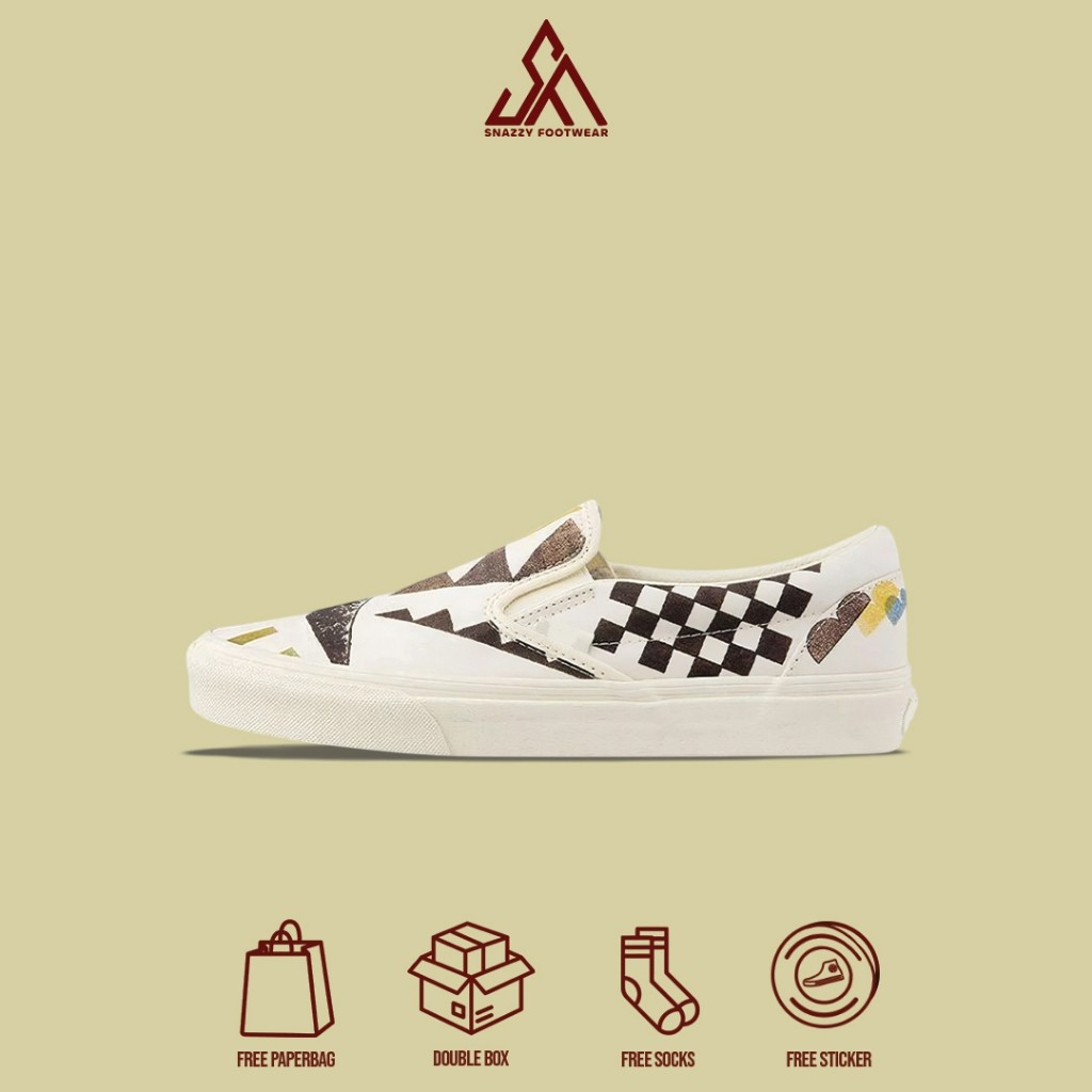 Sepatu Sneakers Vans  Slip On X MoMA “Vasily Kandinsky” Exclusive Release (Special Box) 100% Origina