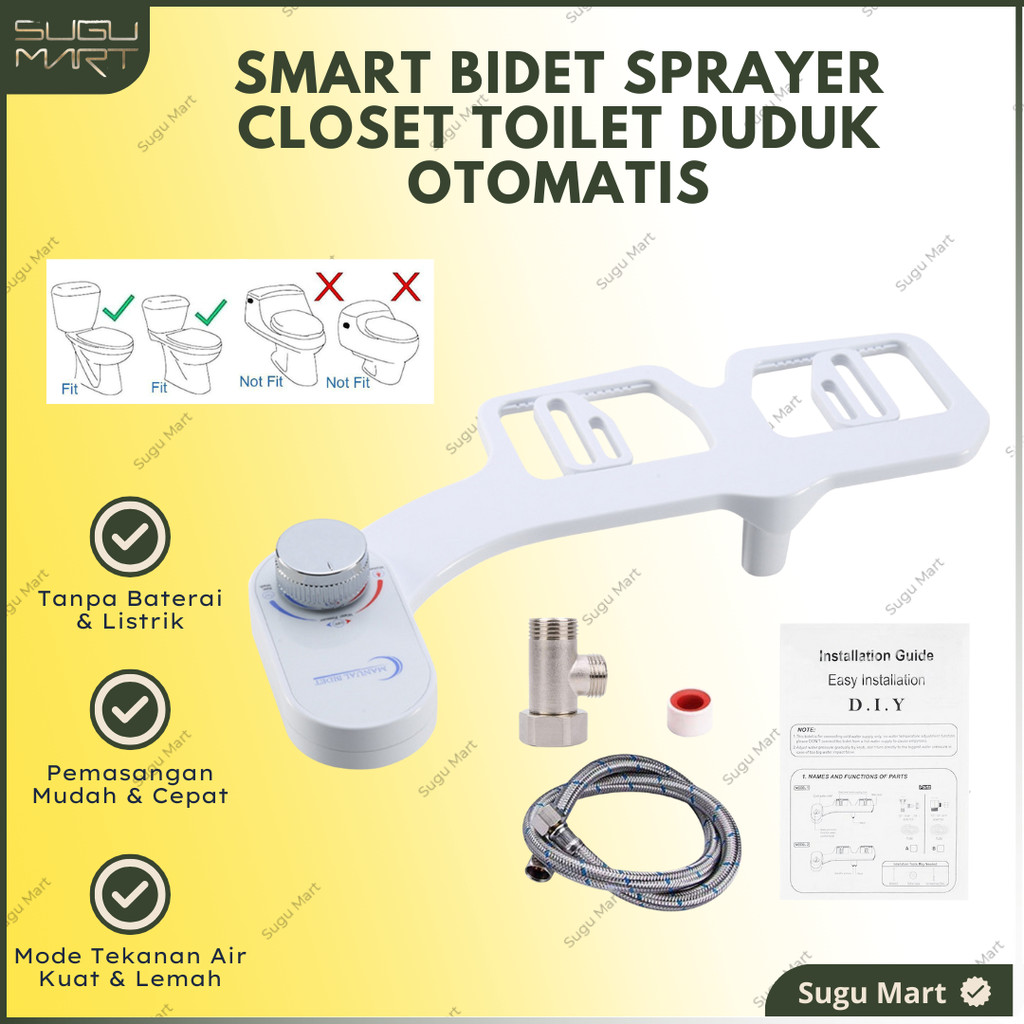 Bidet Sprayer Closet Toilet Duduk Otomatis | Semprotan Toilet Shower Otomatis | Sprayer Closet Toile