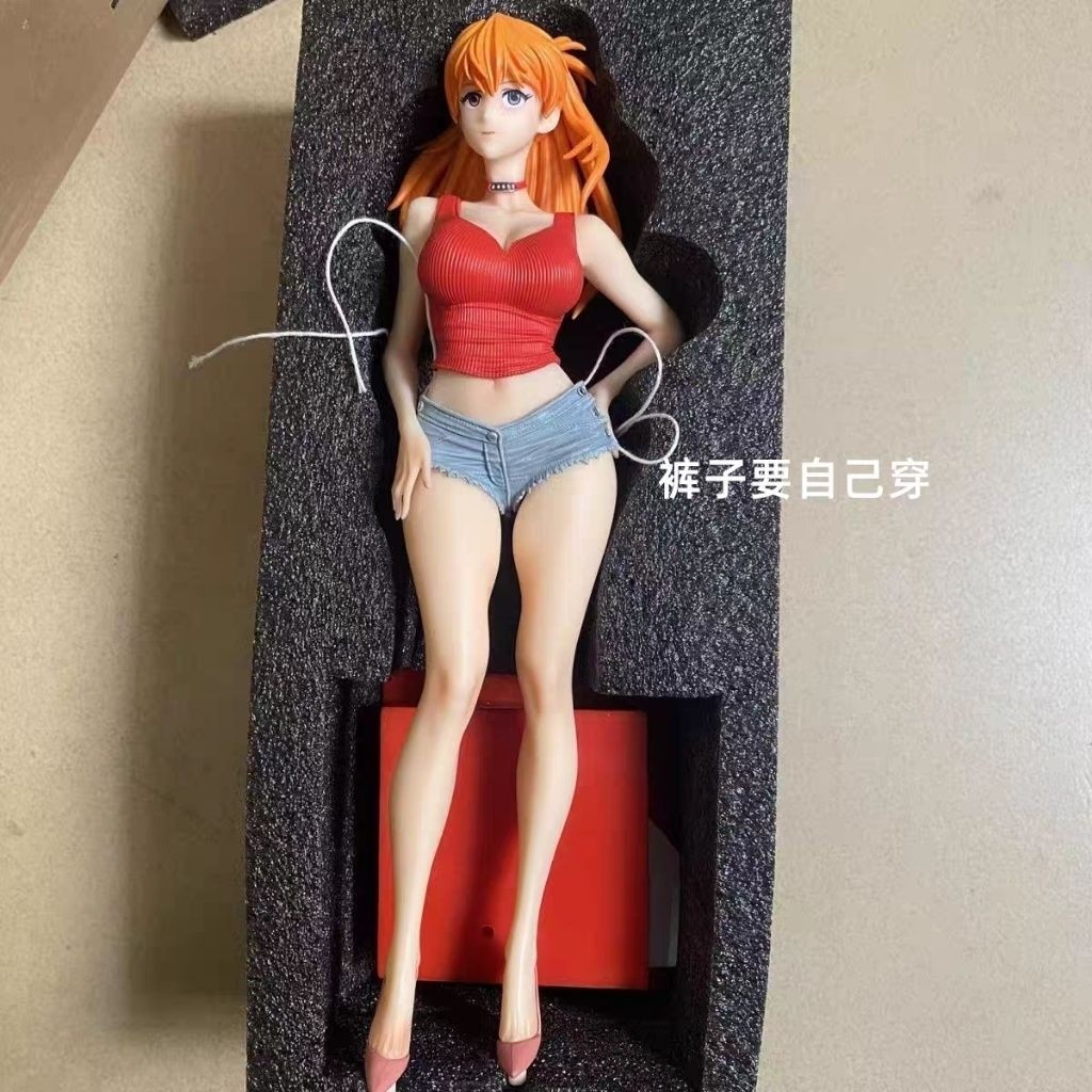 Action Figure Asuka Langley Soryu By Summer Plant Studio Design 30cm Serial Neon Genesis Evangelion 