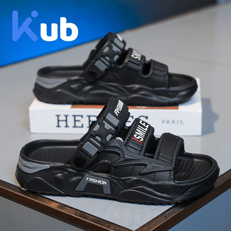 Kubaby 39-44 Sandal pria Sandal Slop Pria Karet New Era Berker Ringan Anti Air