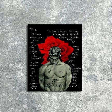 Big Salle  Poster Hiasan Dinding Tupac Shakur Rapper Art