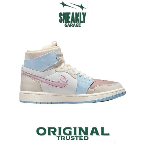 Sepatu Nike Air Jordan 1 High Zoom Air CMF Pink Oxford  Sneakers Unisex