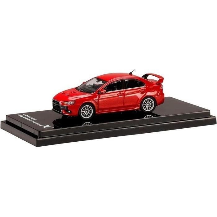 HOBBY JAPAN MITSUBISHI LANCER EVOLUTION 10 RED DIECAST SKALA 64