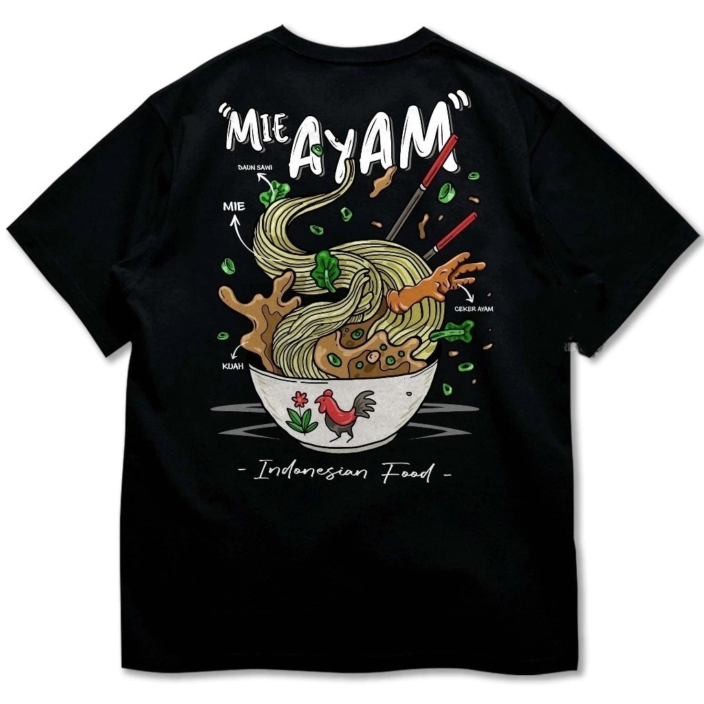 KAOS Mie Ayam KAOS Mie Ayam PRIA WANITA