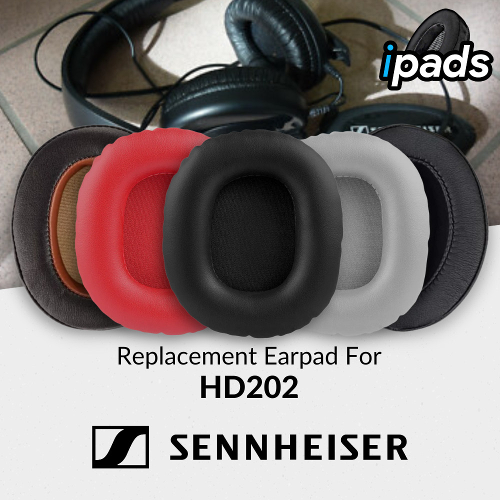 Earpad Earcup Ear Cushion Sennheiser HD202 HD 202 HD-202 Busa Foam Pad Bantalan