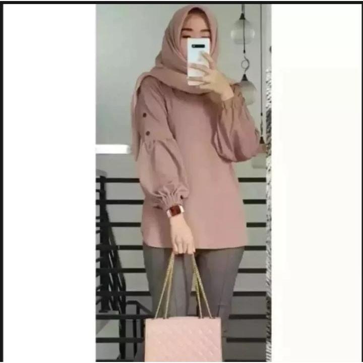 BAJU ATASAN WANITA MOZA TREND /BAJU ATASAN WANITA MODEL BARU 2024/BLOUSE WANITA TERBARU2023/BAJU ATA