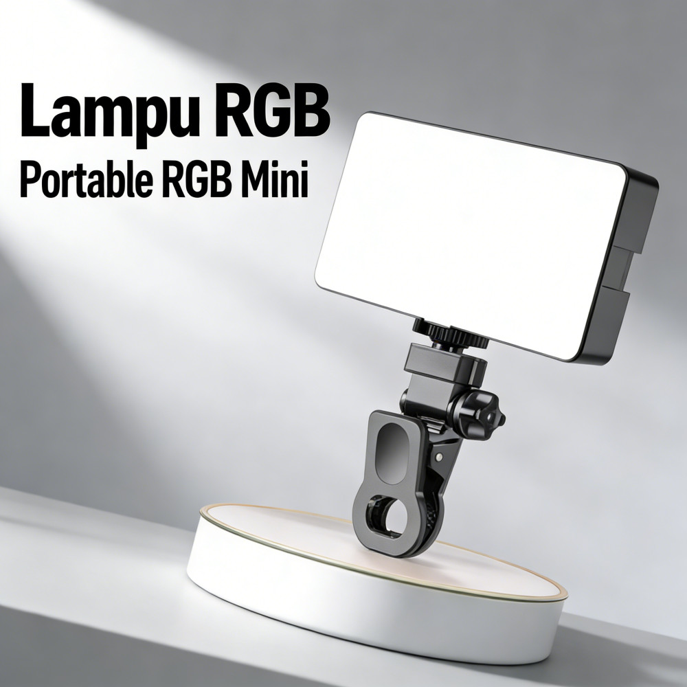 Lampu Studio Handphone Portable Fotografi Mini Led Lighting Video Led RGB Lampu Untuk Video Camera R