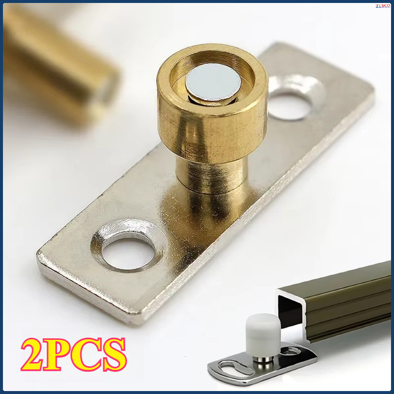 2Pcs 8/10/12mm Roda Bawah Pintu Sliding Penahan Pintu Geser Sliding Stopper Pembatas Pintu Geser