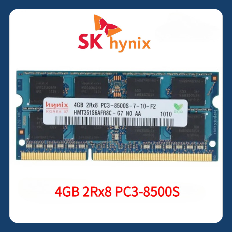SK hynix 4GB 2Rx8 PC3 8500S DDR3 1066MHz SO-MM RAM Notebook 4G laptop memory UMM