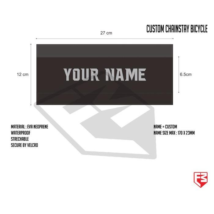 Custom Chainstay Frame Protector Sepeda MTB Roadbike Minion