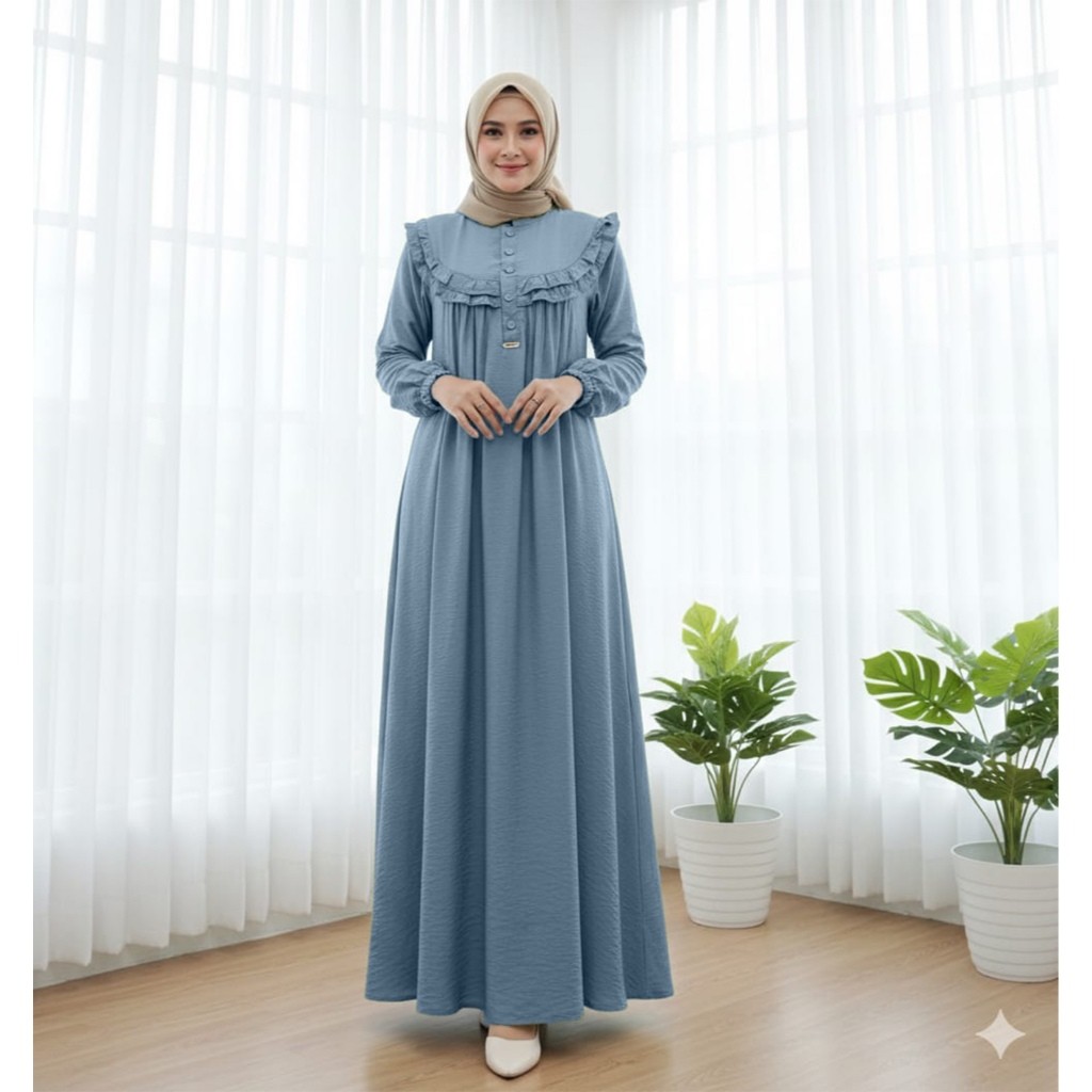 SAMIRA DRESS CRINKLE AIRFLOW JUMBO - GAMIS CRINKLE AIRFLOW PREMIUM