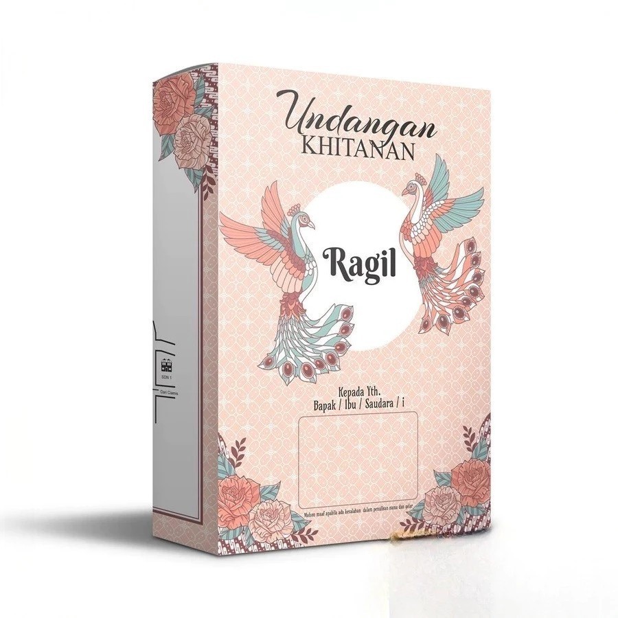 30 Desain Blanko Undangan Khitan - Template Bisa Edit Siap Cetak Format CorelDraw CDR