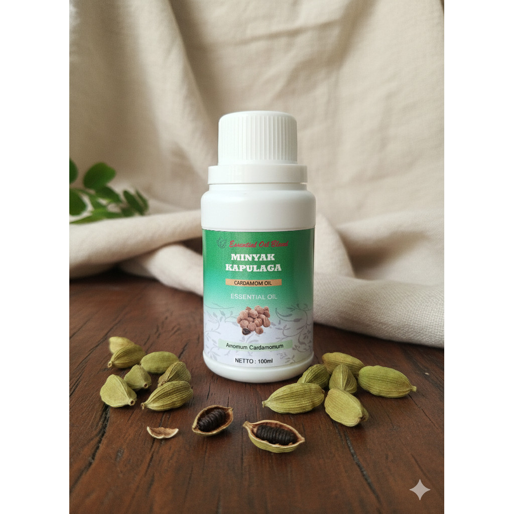 100ml Minyak Kapulaga Essential Oil - Minyak Esensial Cardamom Aromaterapi