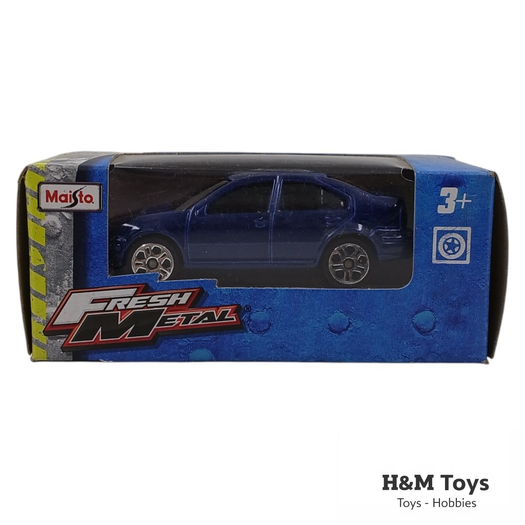 Maisto Fresh Metal Window Box - Vw Jetta Blue