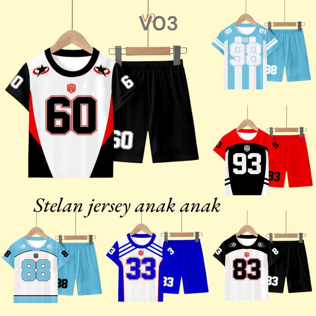 Haibara - SETELAN JERSEY ANAK-ANAK/SETELAN BAJU BOLA ANAK 1-12 TAHUN