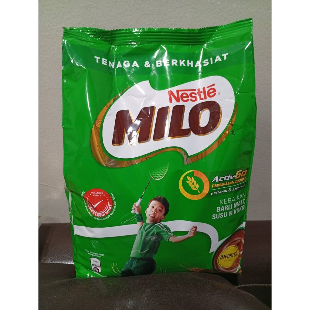 susu milo malaysia Susu Coklat Bubuk 1,8 kg HALAL BPOM/ milo active go nestle