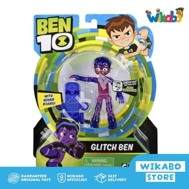 BEN 10 Glitch Ben Basic Figure with Hover Board