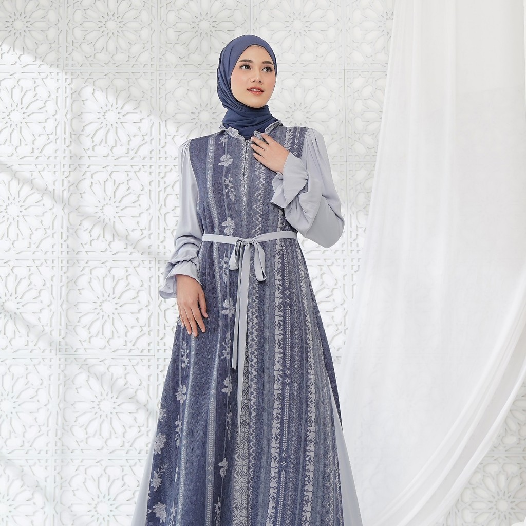 Nadra Raya Linen Dress Busui