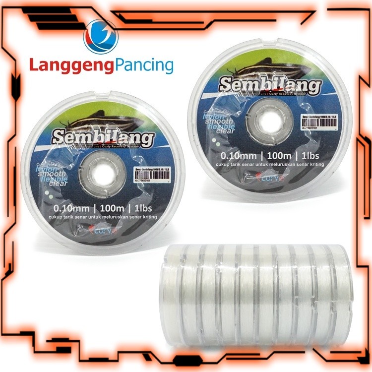 [RO] Senar Anti Keriting Curve Sembilang Monofilament F02B TERBARU 2026 COD TERMURAH TERLARIS